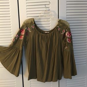 Off shoulder blouse